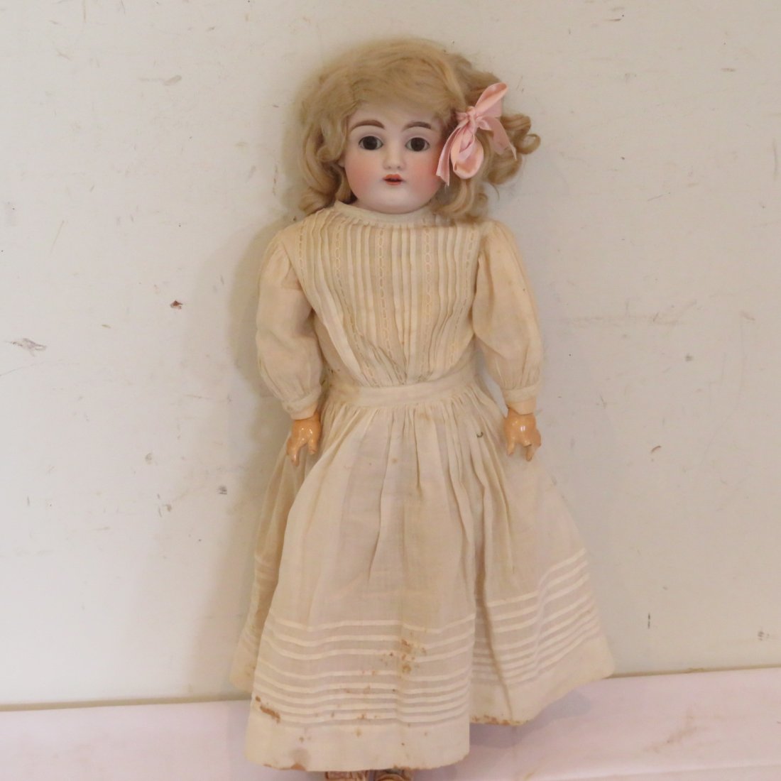 Antique German Bisque Doll Marked Dep 154