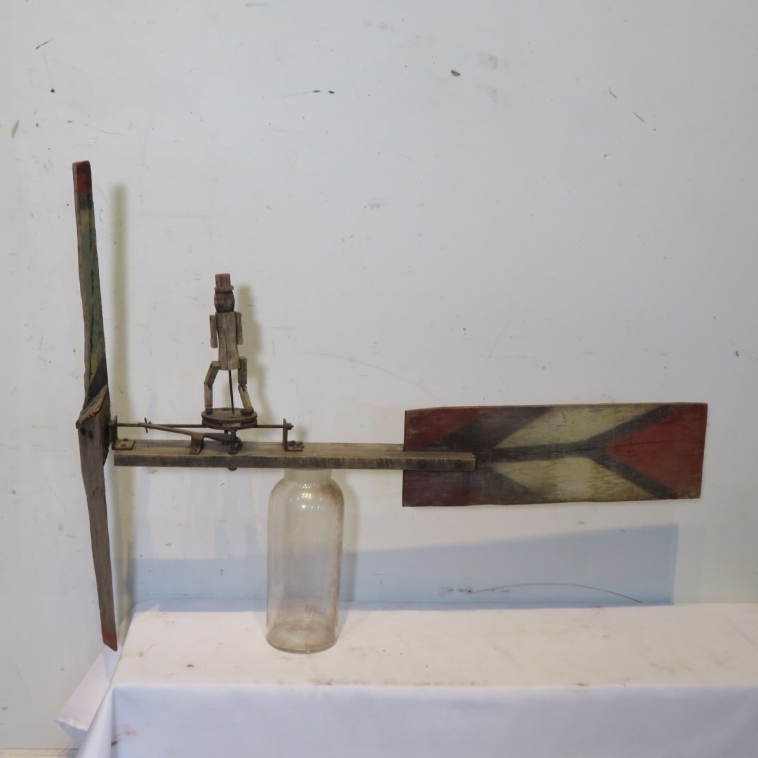 Circa 1900 folk art whirligig (1 of 7)