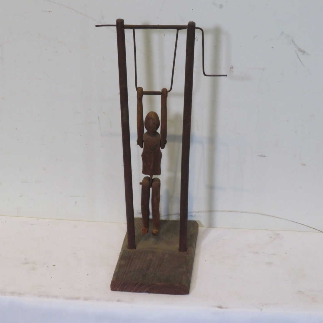 Wood and wire folk art acrobat (1 of 7)