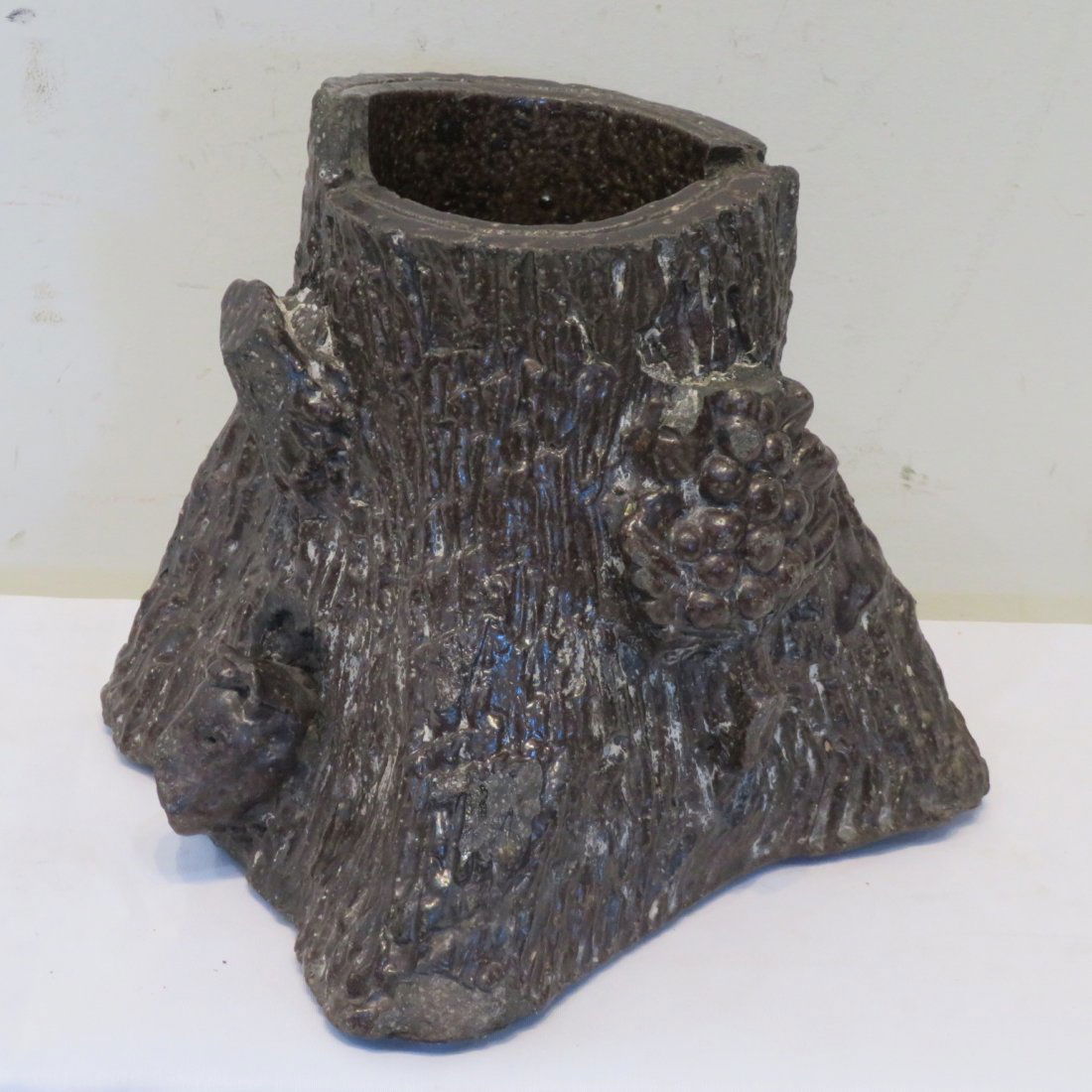 Indiana Sewer tile tree stump planter (1 of 6)