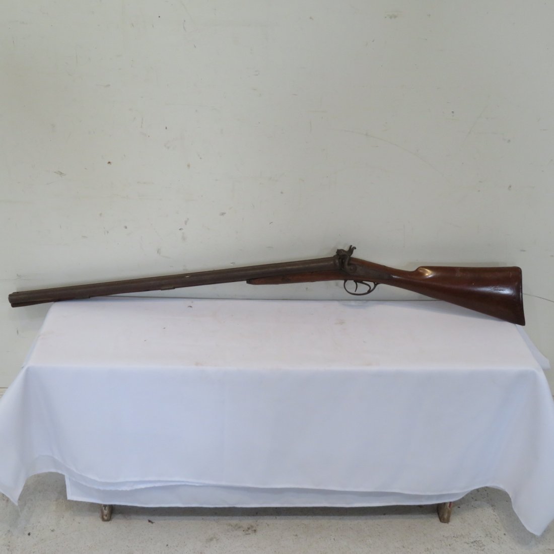 19th century double barrel 12 ga. shotgun (1 of 4)