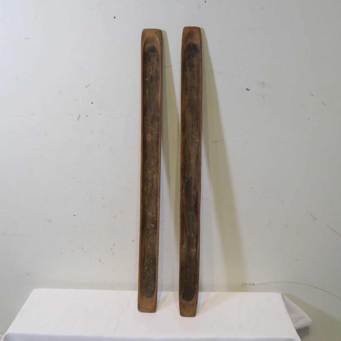 2 French baguette wood trays (1 of 3)