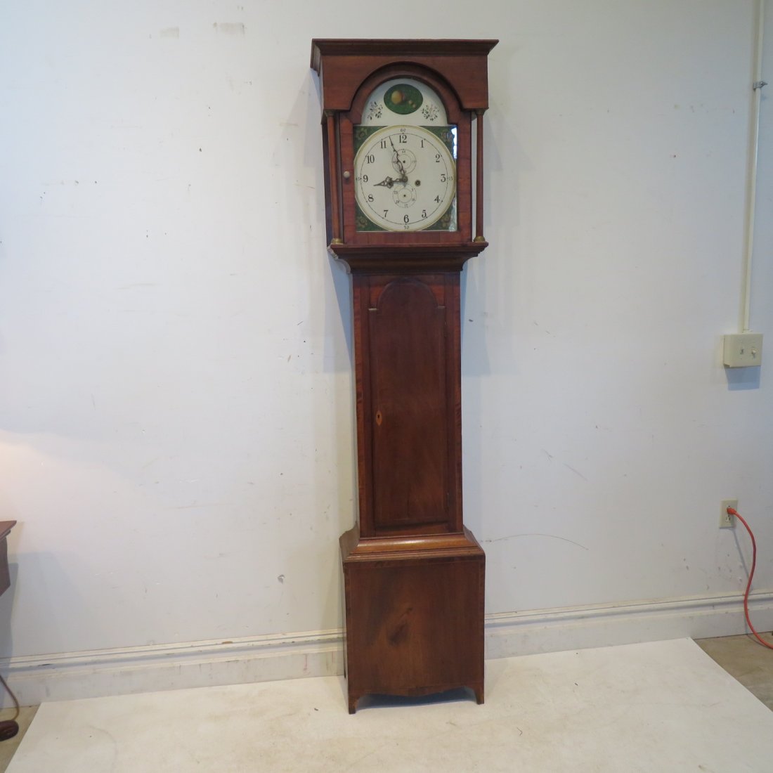 Mahogany early 19th century tall clock (1 of 7)