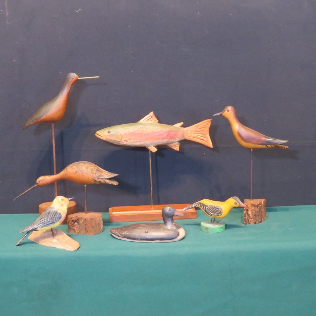 7 carved wood figures (1 of 4)