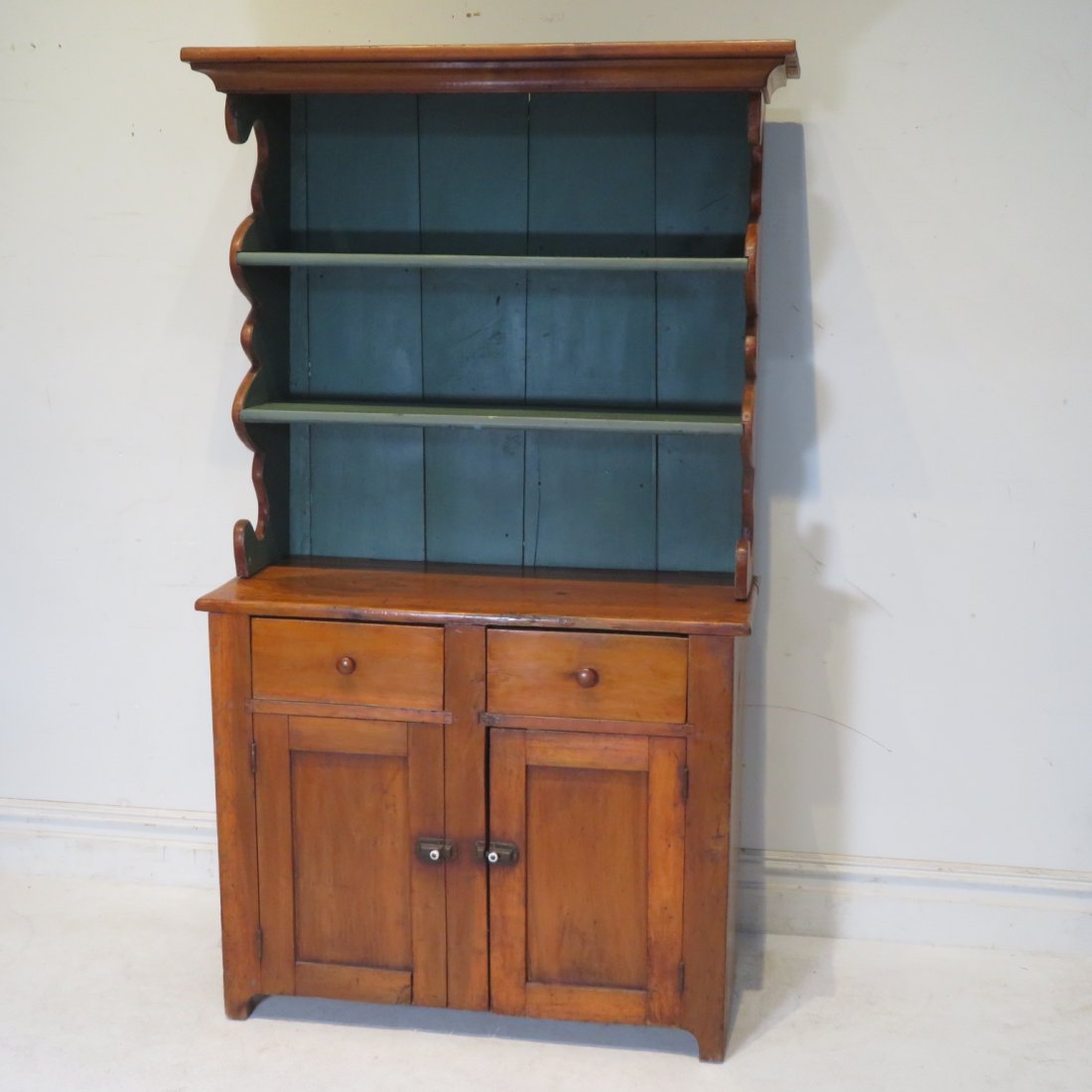 Pine open top cupboard (1 of 7)