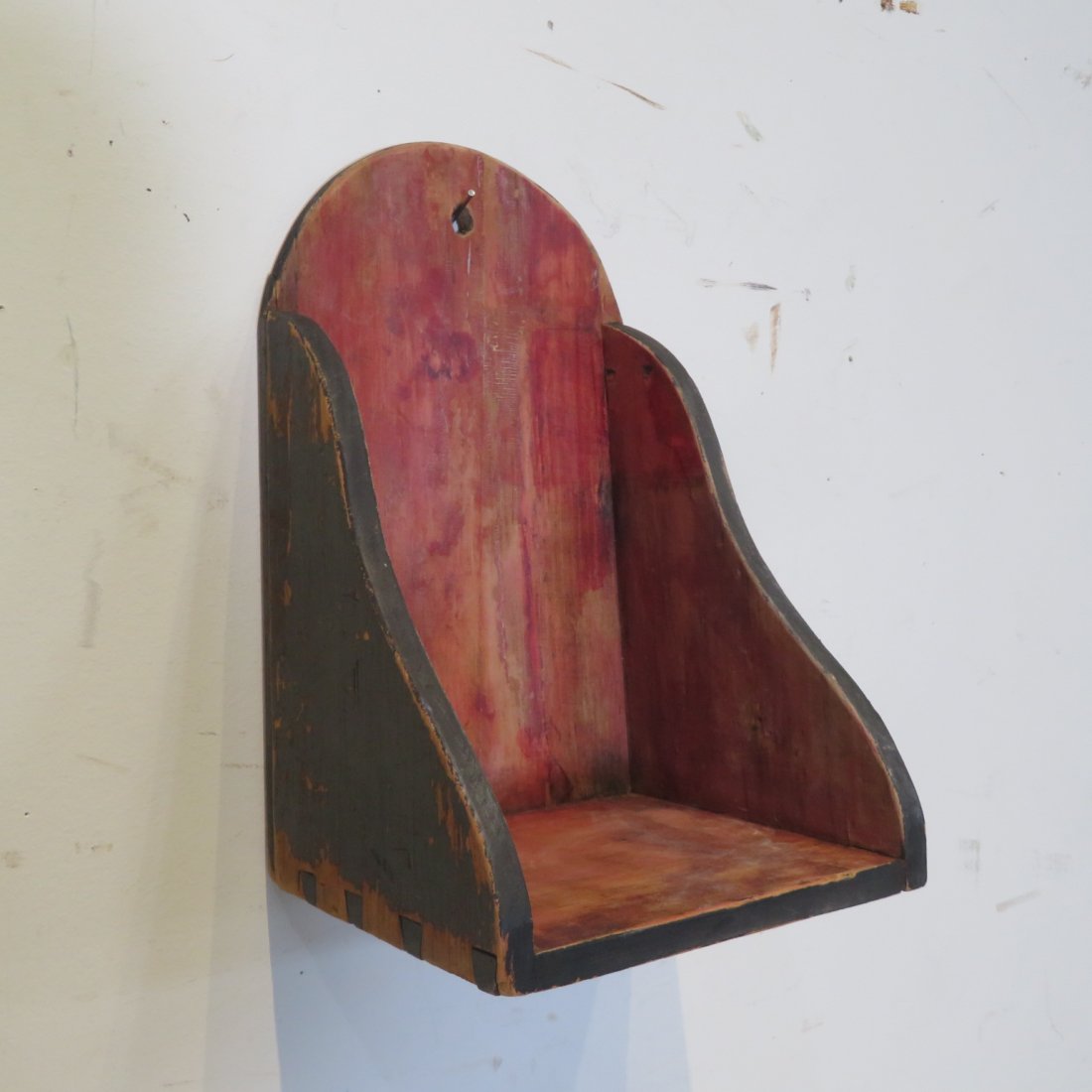 Hanging dovetailed candle sconce (1 of 4)