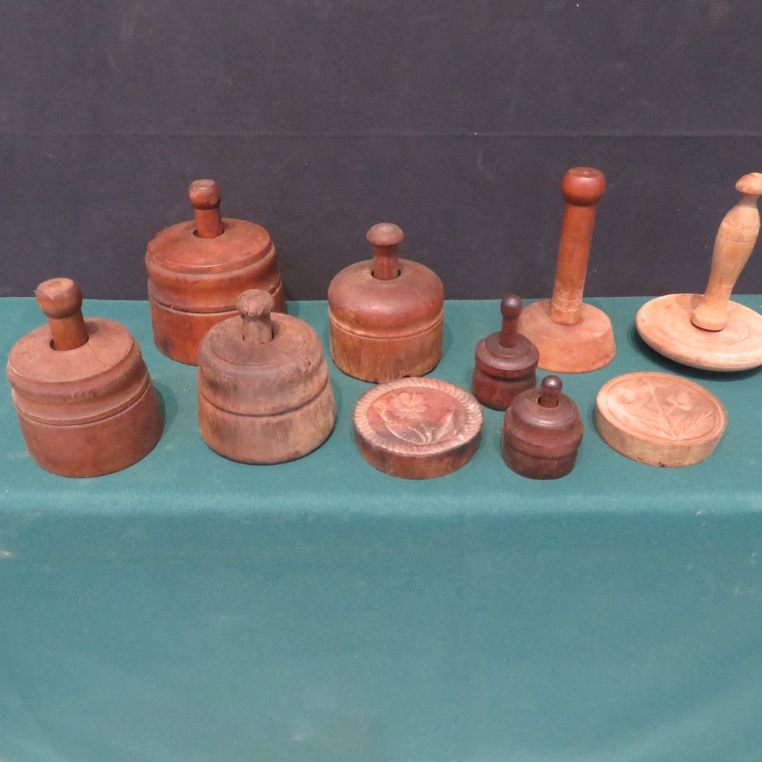 Group of wood buttermolds (1 of 6)