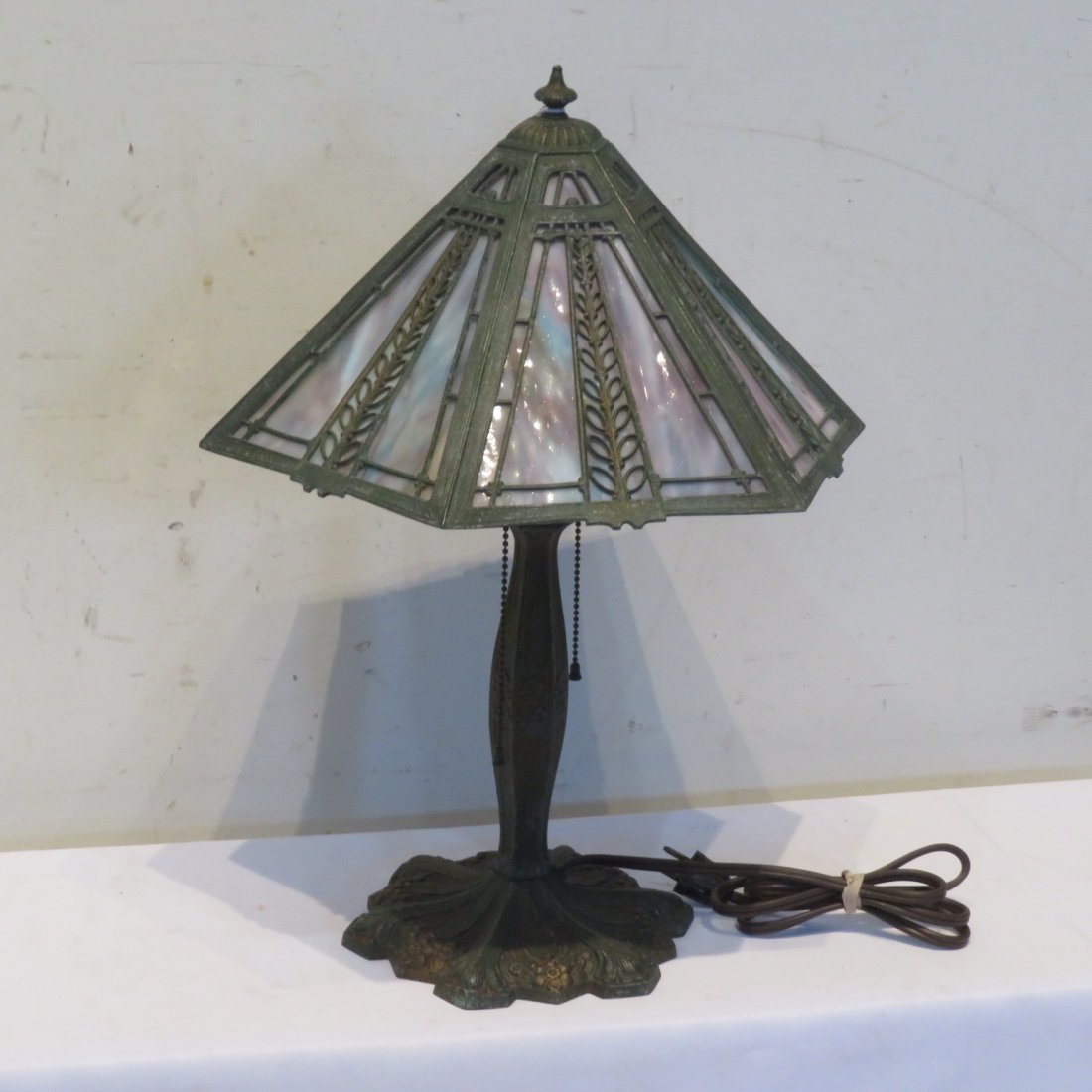 Ca. 1915 signed Miller table lamp (1 of 5)