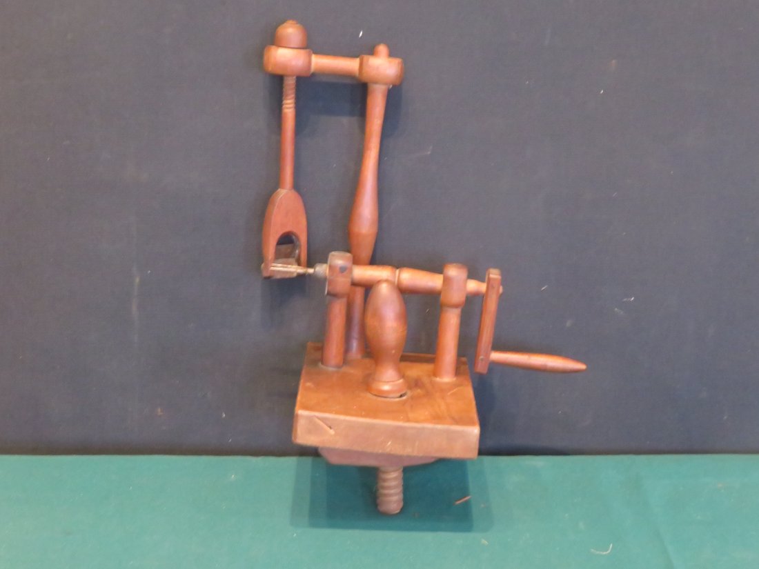 Wood apple corer attributed to Shakers (1 of 4)