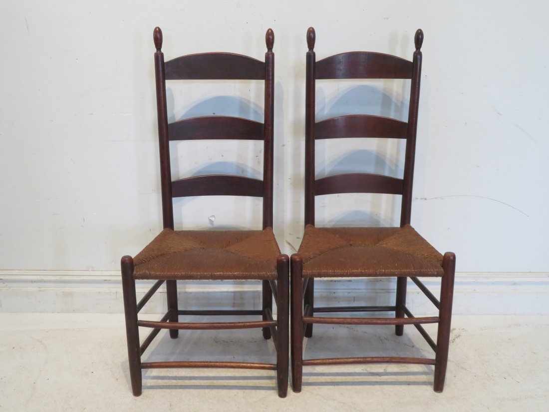 2 Enfield, CT Shaker ladderback side chairs (1 of 5)