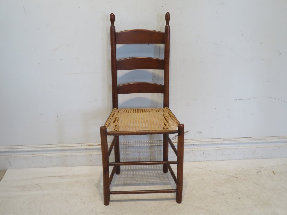 Harvard Shaker side chair with cane seat (1 of 4)