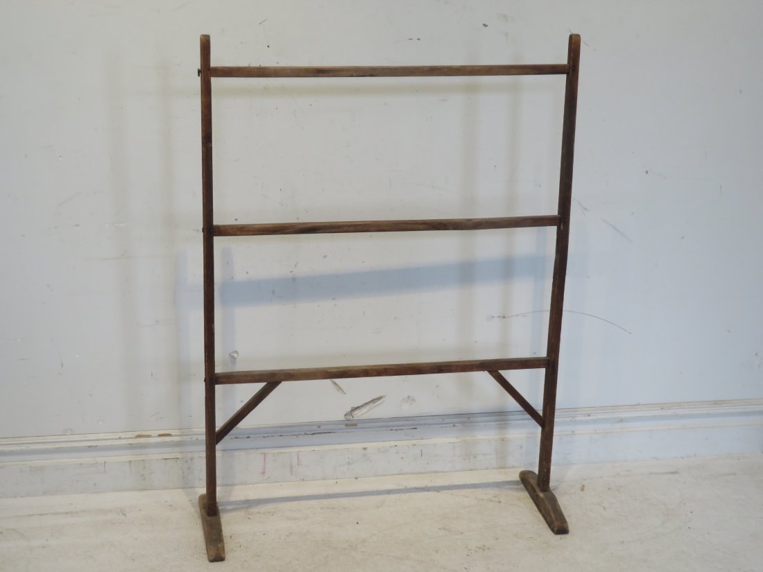 19th century pine shoe foot herb drying rack (1 of 4)