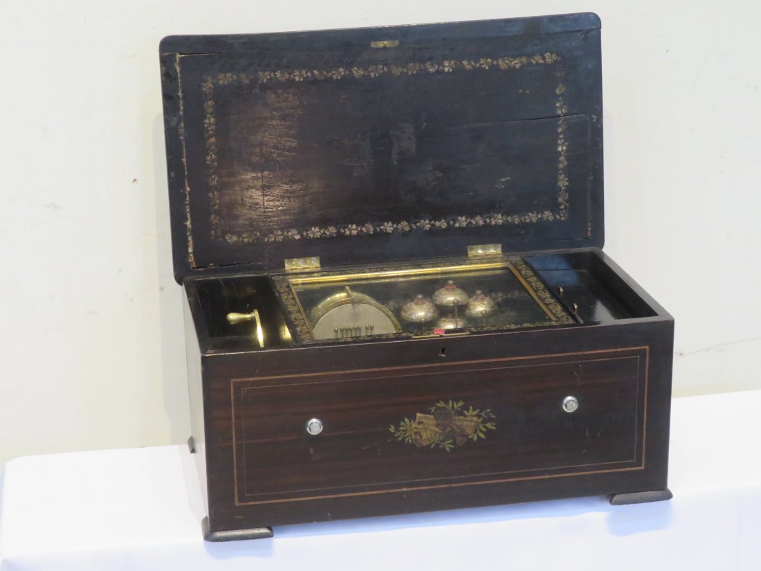 Late 19th century Swiss cylinder music box (1 of 5)