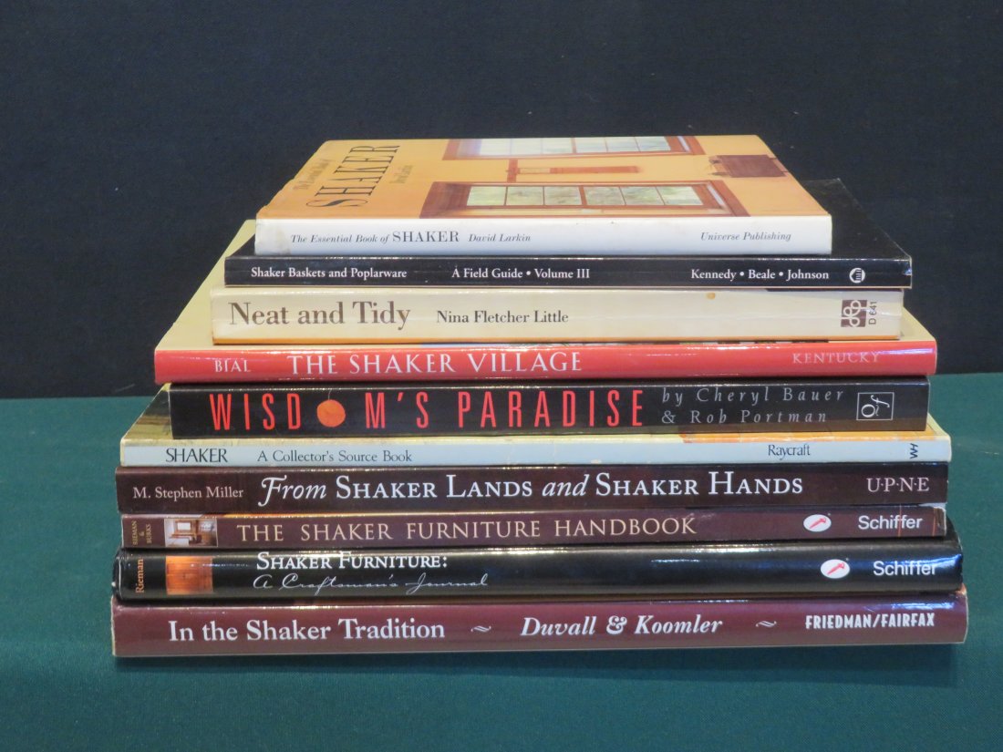 10 Shaker reference books (1 of 2)