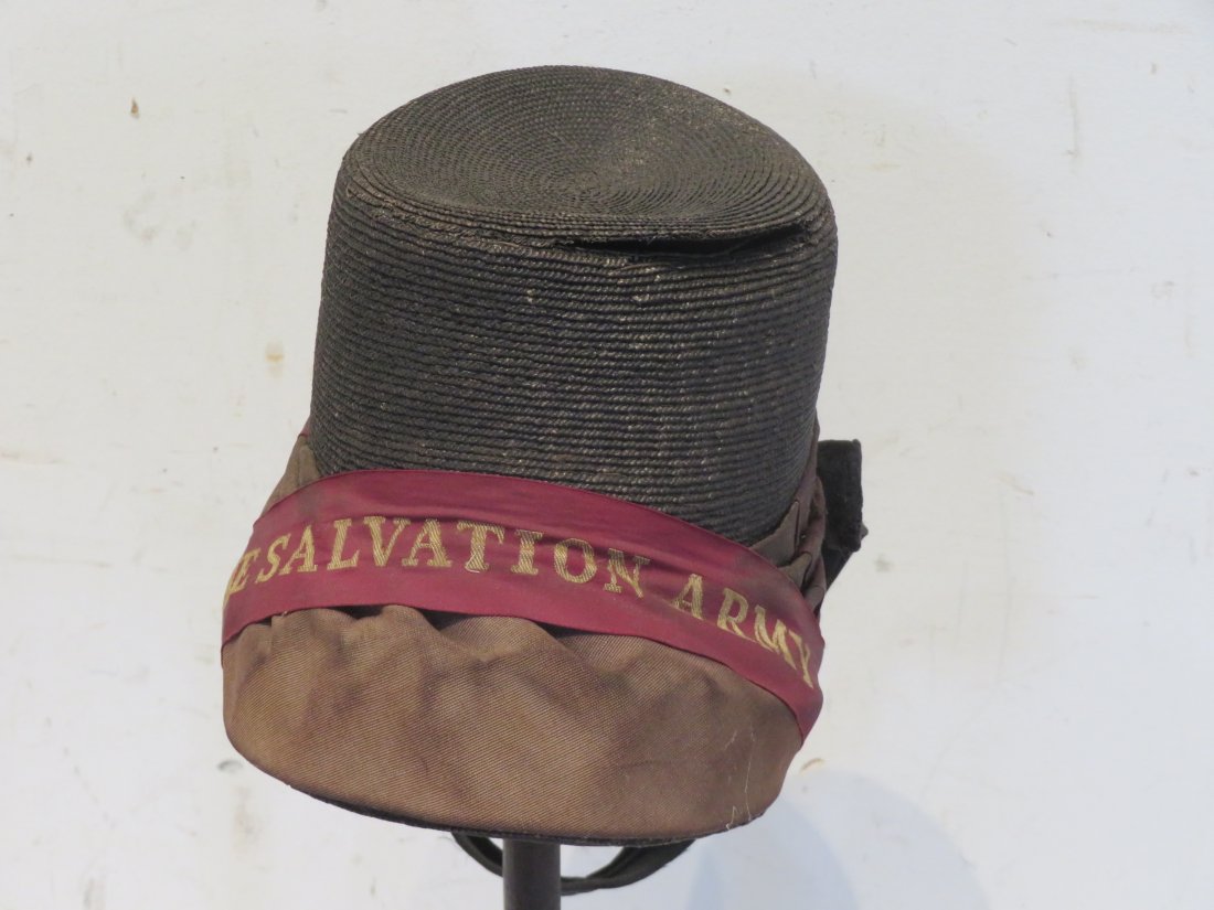 Late 19th century lady's Salvation Army hat (1 of 4)