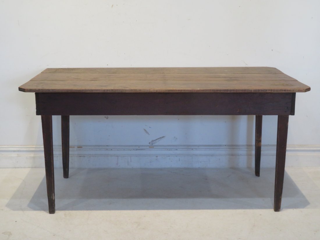 Pine primitive farm table (1 of 3)