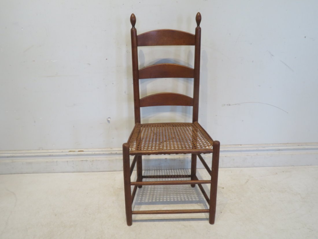 Shaker side chair attributed to Enfield, NH (1 of 4)