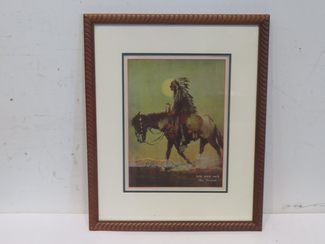 Framed print of Doe-Wah-Jack (1 of 3)