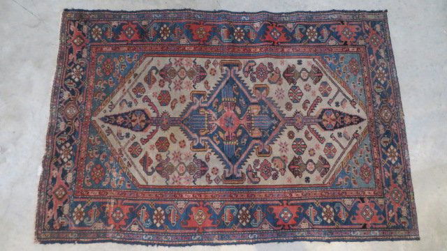Semi-antique Hamadan oriental rug (1 of 4)