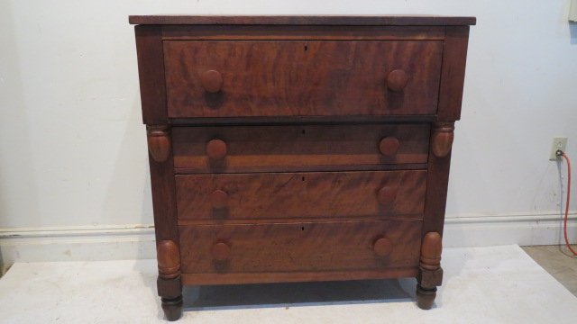 Cherry 4 drawer chest (1 of 4)