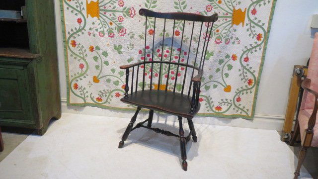 David T. Smith Philadelphia fan back Windsor arm chair (1 of 5)