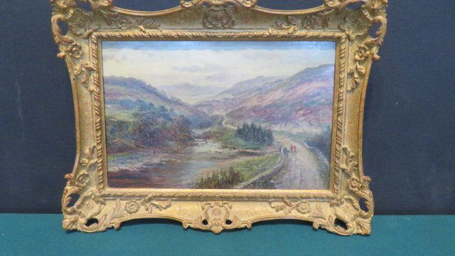 O/C landscape painting of "Upper Valley of the Wye" (1 of 8)