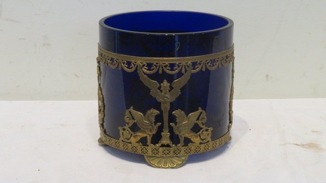 Cobalt blue neo-classical vase (1 of 5)