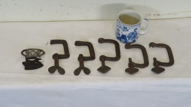 Group of 7 iron items (1 of 4)