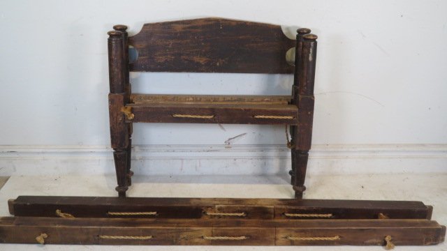 Early poplar low post rope bed (1 of 4)