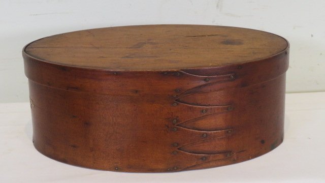 Shaker 5 finger oval Shaker wood box (1 of 6)