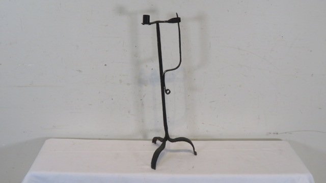 18th century wrought iron early candlestand (1 of 4)