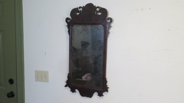 Period Chippendale wall mirror (1 of 7)