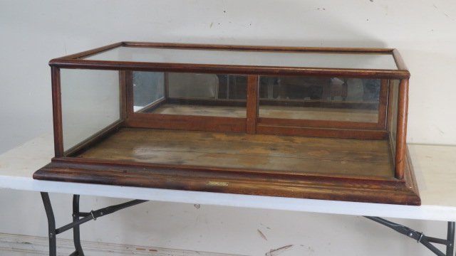 Old General Store 44" oak counter showcase (1 of 5)