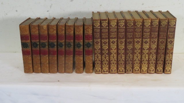 Group of leather bound books (1 of 4)