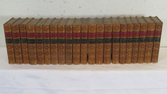 21 leatherbound books written by Washington Irving published 1873 (1 of 3)