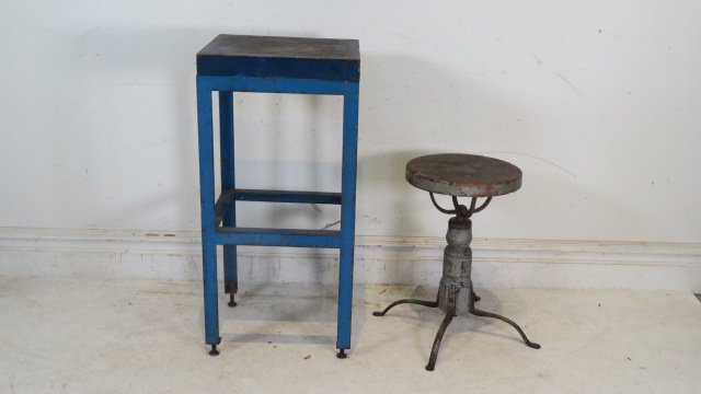 2 Industrial iron & wood pieces (1 of 6)