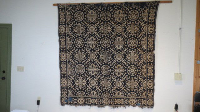 Blue & white coverlet (1 of 12)