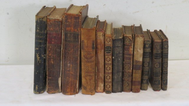 12 leatherbound books of assorted subjects (1 of 5)