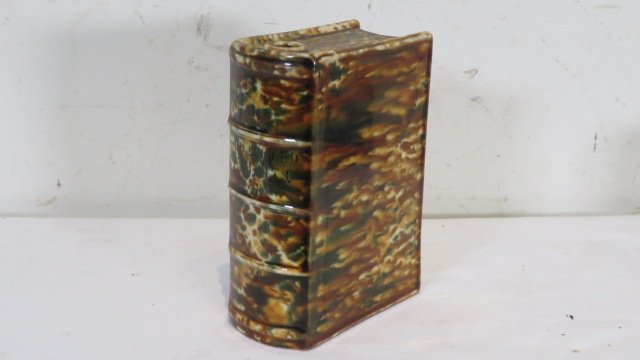 Bennington flint enamel book flask (1 of 5)
