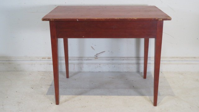 Early 19th century Country Hepplewhite pine worktable (1 of 6)