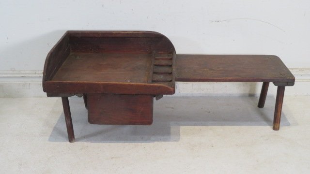 19th century pine cobbler's bench (1 of 7)
