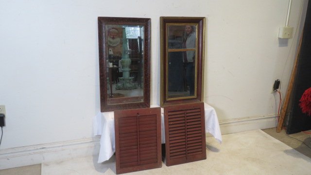 2 Federal mirrors and a pair of shutters (1 of 5)