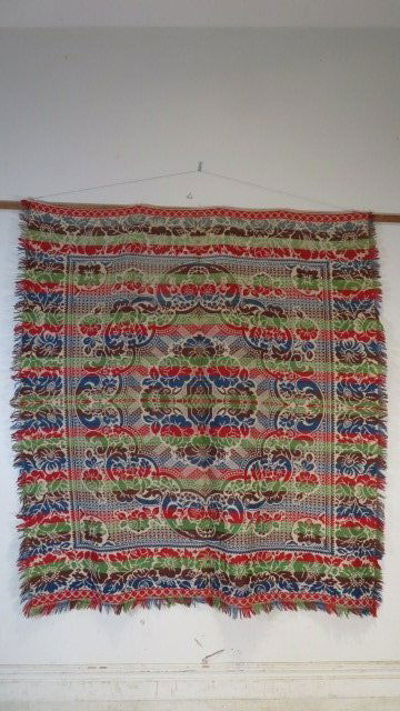 5 color one piece Jacquard coverlet (1 of 7)