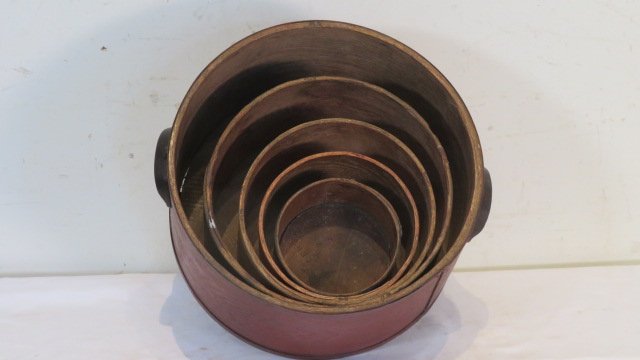 Set of 5 wood grain measures (1 of 5)