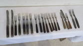 21 pieces of flatware