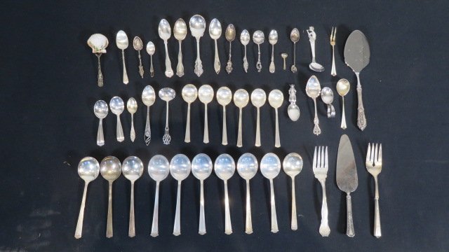 45 pieces of Sterling flatware (1 of 5)