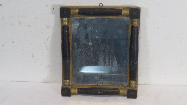 19th century Federal half column mirror (1 of 3)