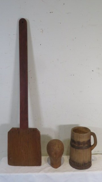 Group of 3 wooden items (1 of 8)
