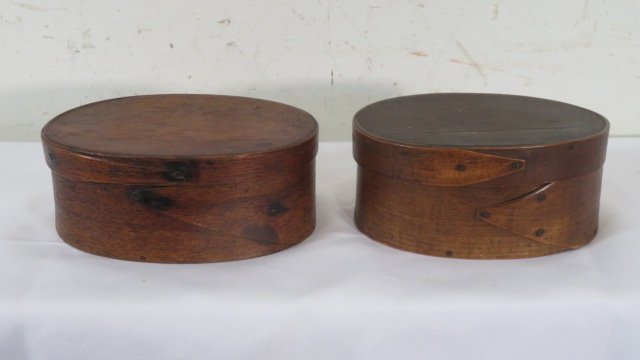 2 oval Shaker Harvard lap pantry boxes (1 of 9)