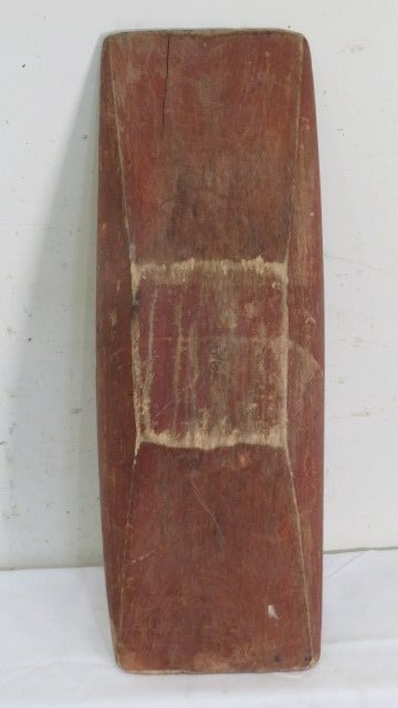 Wood trencher in old red paint (1 of 5)